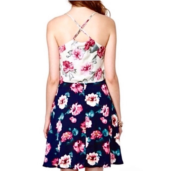 NWOT Strappy Floral Tank Dress | Feminine 90s Balletcore Coquette Twee - Picture 3 of 6